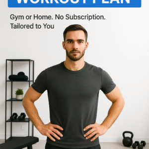 4-Week Custom Workout Plan - Home or Gym Based